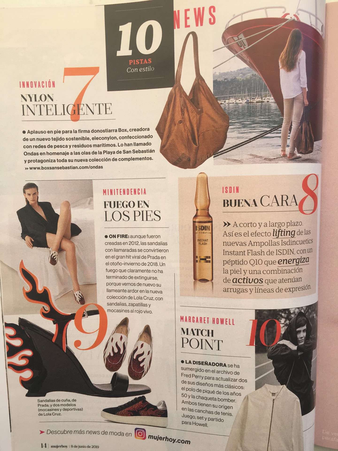 Bolso Paracaídas Ondas - BOX San Sebastián - Revista Mujer Hoy