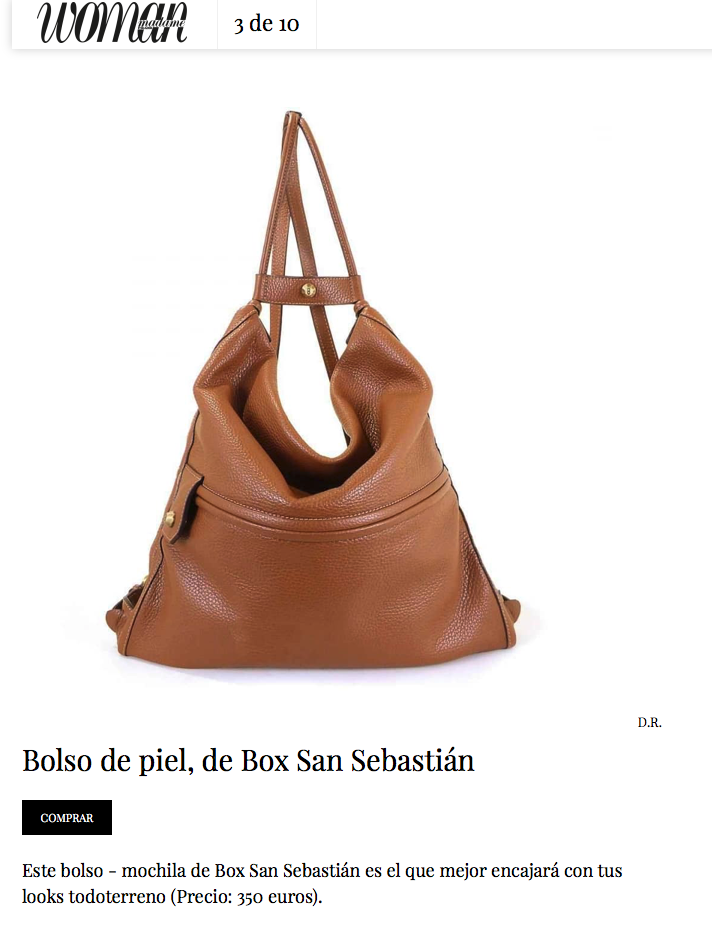 la mochila box san sebastian woman